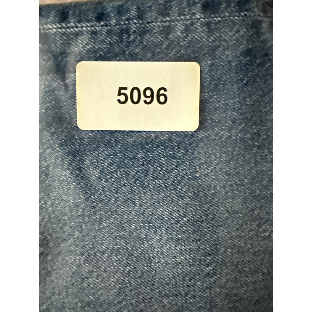 American Eagle Super High Rise Ankle Straight Distressed Jeans Blue Womens XS 00 - Picture 15 of 15